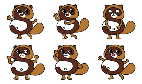 キャラクター用イラスト例1