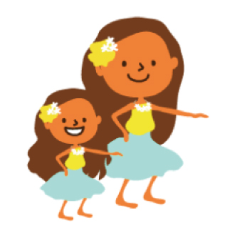 LINEスタンプ「フラ大好き！」